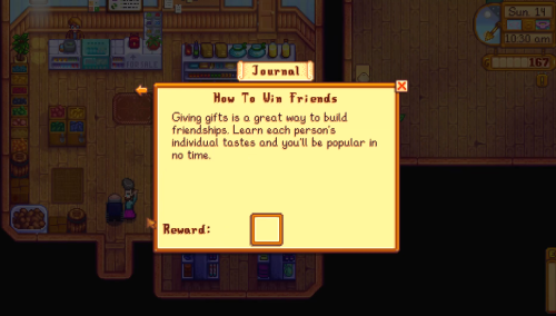 giving gifts stardew valley