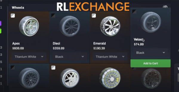 items on rlexchange