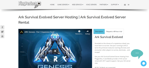 pingperfect ark server