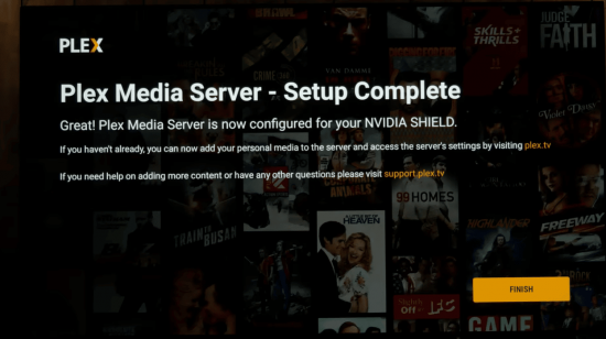 setting up PLEX on Nvidia Shield TV pro