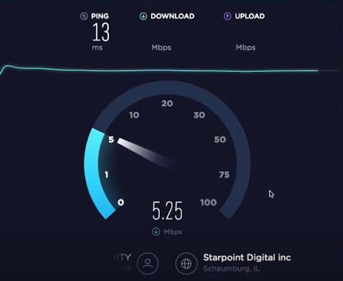 online checking of speed test