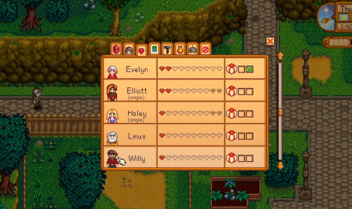 stardew valley giving gifts