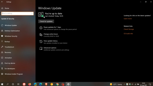 window 10 update